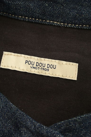 POU DOU DOU（プードゥドゥ）の古着「バンドカラ―フレアデニムシャツ（カジュアルシャツ）」大画像６へ