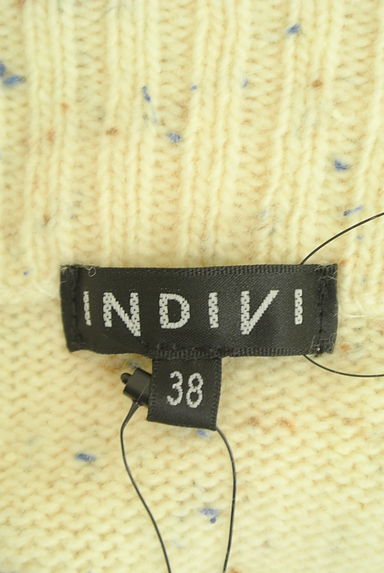 INDIVI（インディヴィ）の古着「シンプルモックネックニット（セーター）」大画像６へ