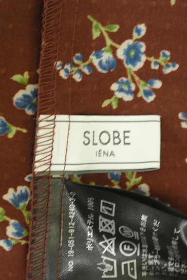 SLOBE IENA（スローブイエナ）の古着「花柄ドットスキッパーシャツ（ブラウス）」大画像６へ