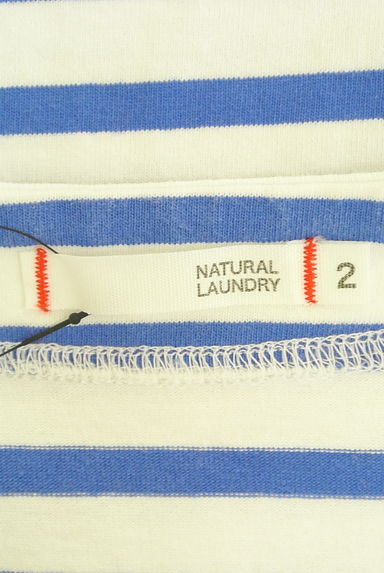 NATURAL LAUNDRY（ナチュラルランドリー）の古着「カラーボーダーコットンカットソー（カットソー・プルオーバー）」大画像６へ