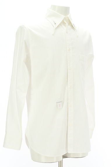 YOHJI YAMAMOTO（ヨウジヤマモト）の古着「ファスナー襟白シャツ（カジュアルシャツ）」大画像４へ