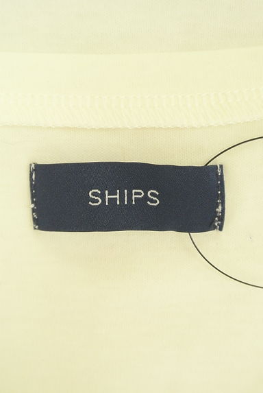 SHIPS（シップス）の古着「シンプルフレンチスリーブ白Tシャツ（Ｔシャツ）」大画像６へ