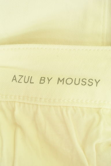 AZUL by moussy（アズールバイマウジー）の古着「白スキニーパンツ（デニムパンツ）」大画像６へ