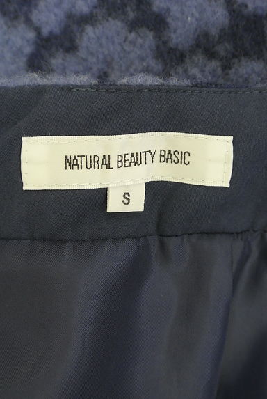 NATURAL BEAUTY BASIC（ナチュラルビューティベーシック）の古着「膝上丈花柄起毛スカート（スカート）」大画像６へ
