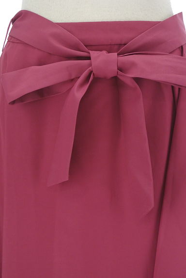Rouge vif La cle（ルージュヴィフラクレ）の古着「ウエストリボンミモレ丈ラップ風フリルスカート（スカート）」大画像４へ