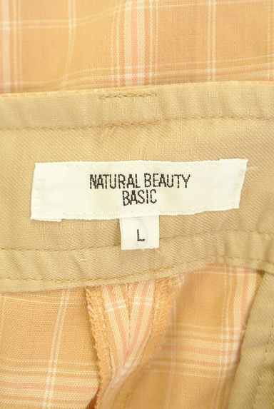 NATURAL BEAUTY BASIC（ナチュラルビューティベーシック）の古着「チェック柄テーパードパンツ（パンツ）」大画像６へ