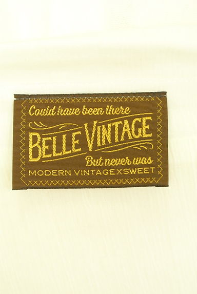 Belle vintage（ベルヴィンテージ）の古着「ベルト付きチュールフレアロングコート（コート）」大画像６へ