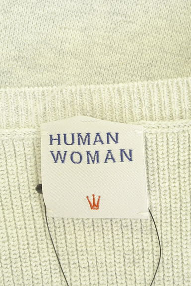 HUMAN WOMAN（ヒューマンウーマン）の古着「サイドスリットテールカットニット（ニット）」大画像６へ