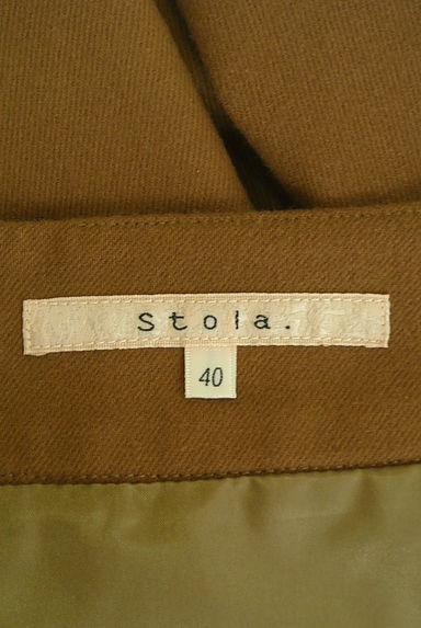 Stola.（ストラ）の古着「膝下丈ファスナーポケットタックスカート（スカート）」大画像６へ