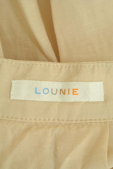 LOUNIE（ルーニィ）の古着「バンドカラ―BIGシルエットシアーシャツ（カットソー・プルオーバー）」大画像６へ