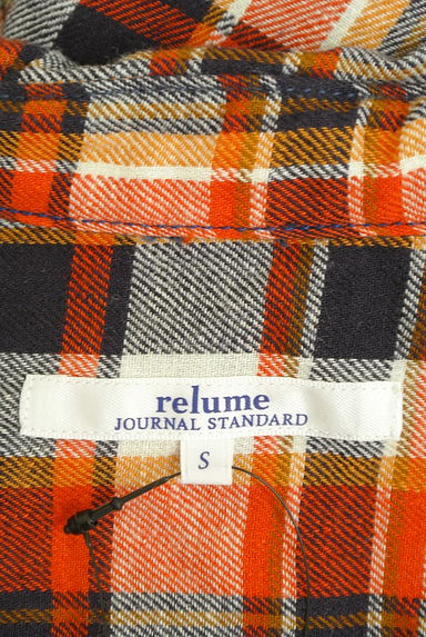 JOURNAL STANDARD relume（ジャーナルスタンダード レリューム）の古着「スキッパーカラーチェックシャツ（カジュアルシャツ）」大画像６へ