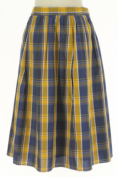 Couture Brooch（クチュールブローチ）の古着「膝下丈チェックフレアスカート（ロングスカート・マキシスカート）」大画像１へ