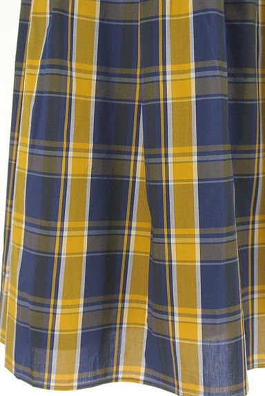 Couture Brooch（クチュールブローチ）の古着「膝下丈チェックフレアスカート（ロングスカート・マキシスカート）」大画像５へ