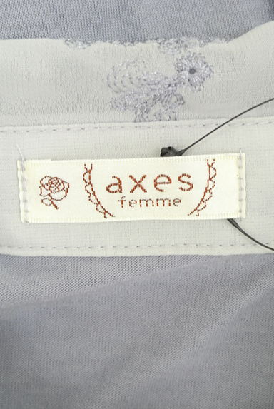 axes femme（アクシーズファム）の古着「刺繍襟レイヤード風カットソー（ブラウス）」大画像６へ