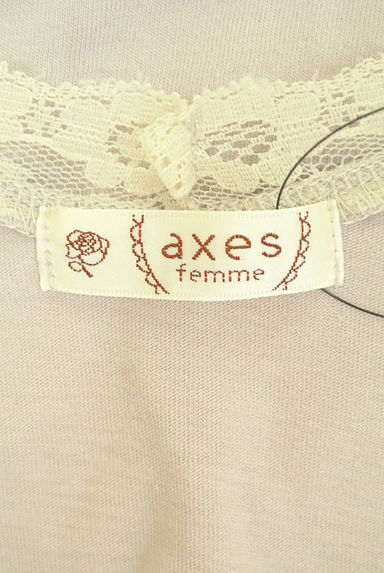 axes femme（アクシーズファム）の古着「シフォン袖レースカットソー（カットソー・プルオーバー）」大画像６へ