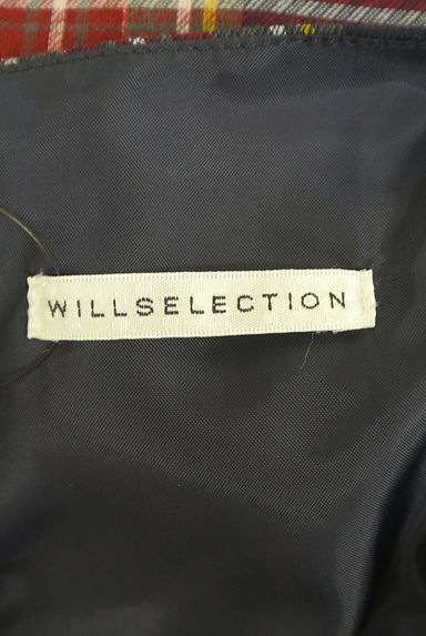 WILLSELECTION（ウィルセレクション）の古着「ウエストリボン膝上丈チェックワンピース（ワンピース・チュニック）」大画像６へ