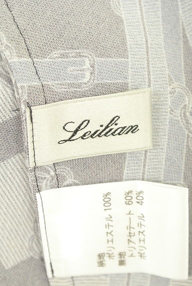 LEILIAN（レリアン）の古着「スカーフ柄切替6分袖カットソー（カットソー・プルオーバー）」大画像６へ