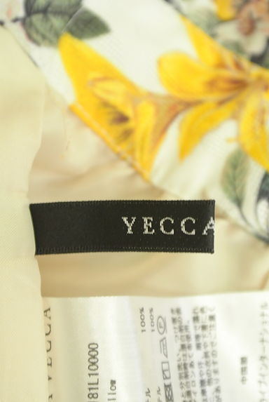 YECCA VECCA（イェッカヴェッカ）の古着「膝下丈ウエストフリル花柄スカート（スカート）」大画像６へ