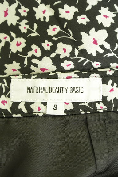 NATURAL BEAUTY BASIC（ナチュラルビューティベーシック）の古着「微光沢小花柄ロングスカート（ロングスカート・マキシスカート）」大画像６へ