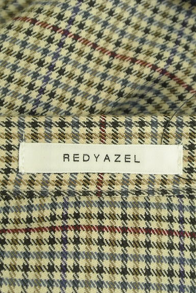 REDYAZEL（レディアゼル）の古着「ベルト付き膝上丈チェックシャツワンピ（ワンピース・チュニック）」大画像６へ