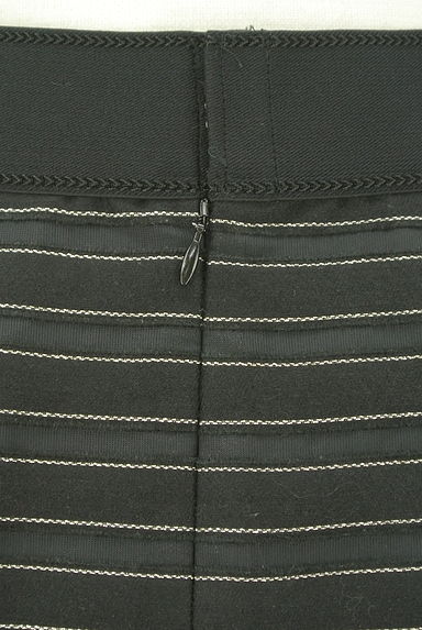 Viaggio Blu（ビアッジョブルー）の古着「ラメ糸シアーボーダーミニスカート（ミニスカート）」大画像４へ