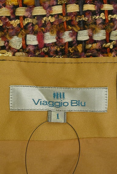 Viaggio Blu（ビアッジョブルー）の古着「ラメツイードミニスカート（ミニスカート）」大画像６へ
