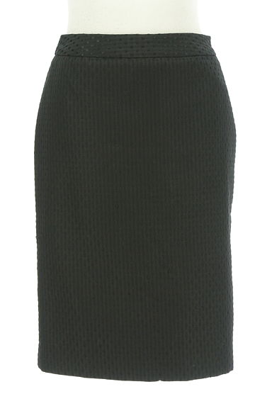 Viaggio Blu（ビアッジョブルー）の古着「膝上丈光沢チェック織地タイトスカート（スカート）」大画像１へ
