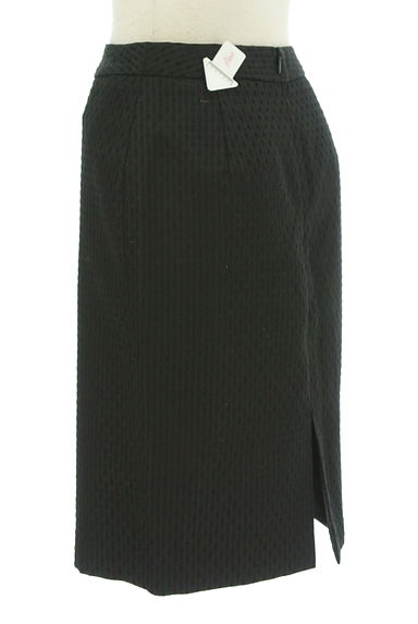 Viaggio Blu（ビアッジョブルー）の古着「膝上丈光沢チェック織地タイトスカート（スカート）」大画像４へ