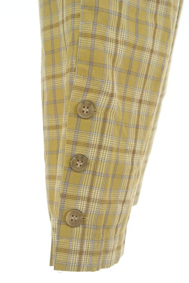 SM2（サマンサモスモス）の古着「裾サイドボタンチェック柄テーパードパンツ（パンツ）」大画像５へ