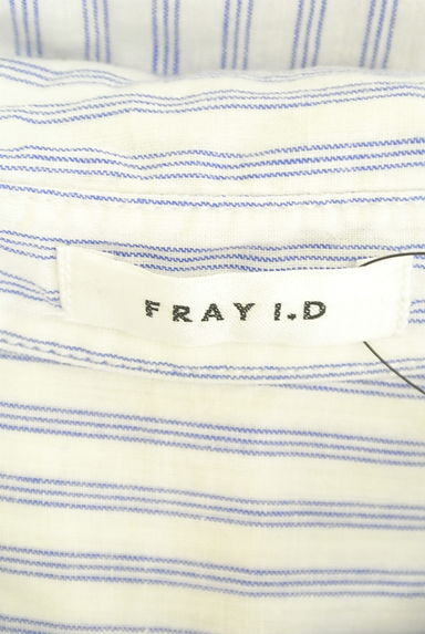 FRAY I.D（フレイアイディー）の古着「ストライプ柄コットンリネンシャツ（カジュアルシャツ）」大画像６へ