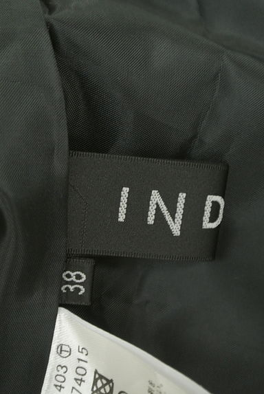 INDIVI（インディヴィ）の古着「ミモレ丈シャカシャカチェックスカート（ロングスカート・マキシスカート）」大画像６へ