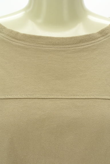 CUBE SUGAR（キューブシュガー）の古着「ライン入りワイドスリーブTシャツ（Ｔシャツ）」大画像４へ