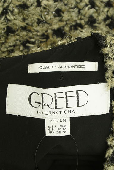 GREED INTERNATIONAL（グリードインターナショナル）の古着「光沢起毛七分袖ミニワンピース（ワンピース・チュニック）」大画像６へ