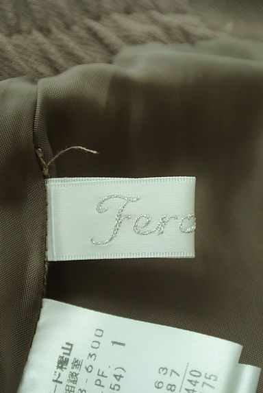 Feroux（フェルゥ）の古着「バックリボンタックフレアミニスカート（ミニスカート）」大画像６へ