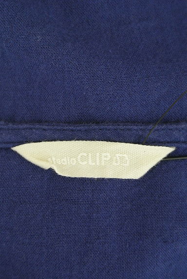 studio CLIP（スタディオクリップ）の古着「綿麻ストライプ切替５分袖ワンピース（ワンピース・チュニック）」大画像６へ