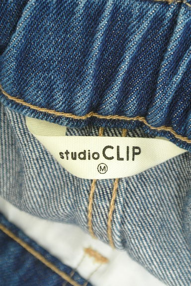 studio CLIP（スタディオクリップ）の古着「ルーズなワイドデニムサロペットパンツ（オーバーオール・サロペット）」大画像６へ