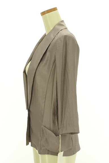 LA SUD（ラシュッド）の古着「デザインポケット７分袖艶ジャケット（ジャケット）」大画像３へ