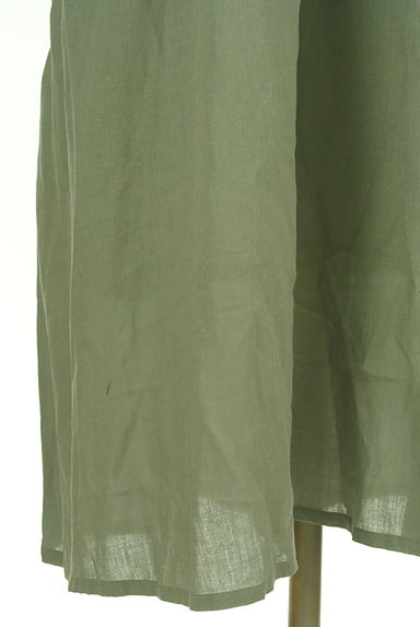 SM2（サマンサモスモス）の古着「麻混ギャザーロングジャンパースカート（キャミワンピース）」大画像５へ