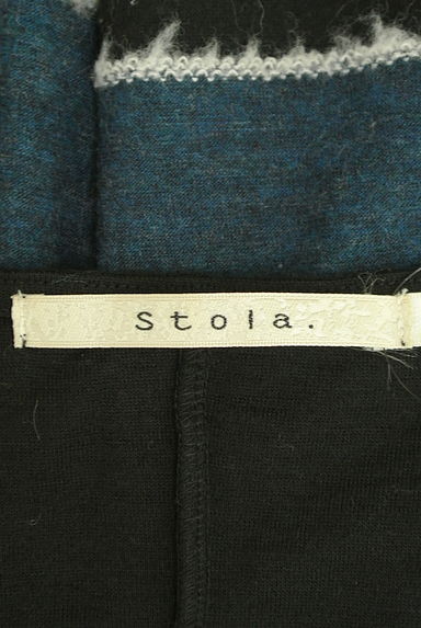 Stola.（ストラ）の古着「ドルマン七分袖ロングボーダーニット（ニット）」大画像６へ