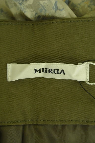 MURUA（ムルーア）の古着「フロント柄シフォン切替ロングスカート（ロングスカート・マキシスカート）」大画像６へ