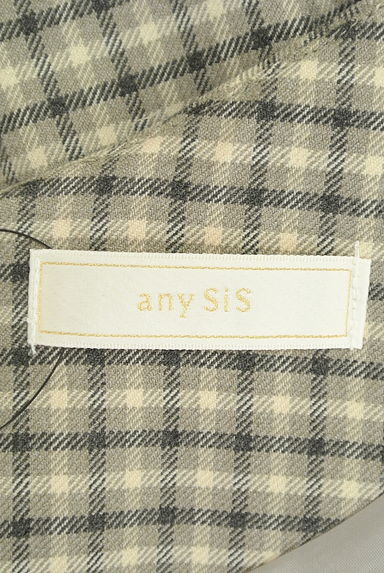 anySiS（エニィスィス）の古着「チェック柄ひざ下ジャンパースカート（ワンピース・チュニック）」大画像６へ