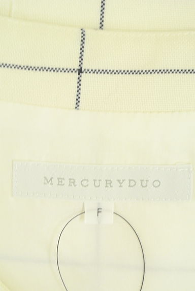 MERCURYDUO（マーキュリーデュオ）の古着「格子チェック柄ミニワンピース（ワンピース・チュニック）」大画像６へ