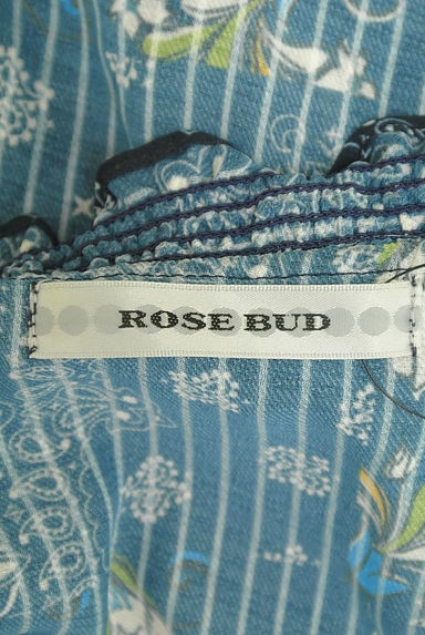ROSE BUD（ローズバッド）の古着「ペイズリー×花柄ロングシフォンワンピース（ワンピース・チュニック）」大画像６へ