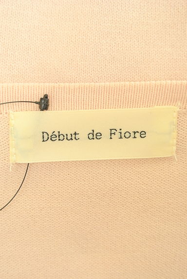 Debut de Fiore by LAISSE PASSE（デビュー・ド・フィオレ）の古着「フラワーモチーフ８分袖カーディガン（カーディガン・ボレロ）」大画像６へ