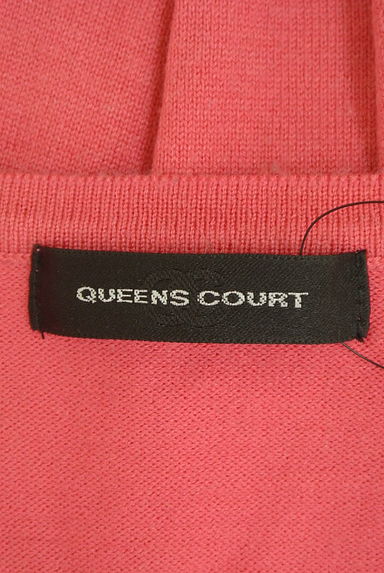 QUEENS COURT（クイーンズコート）の古着「フラワー刺繍ニットカーディガン（カーディガン・ボレロ）」大画像６へ