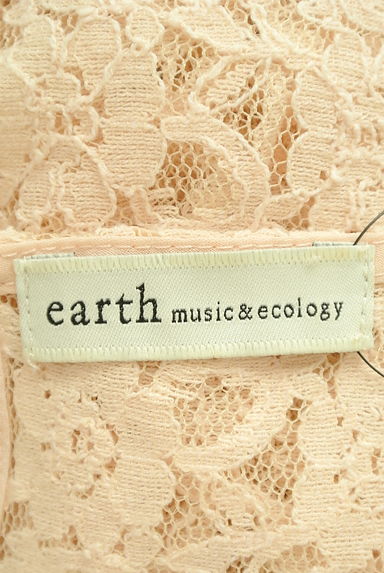 earth music&ecology（アースミュージック＆エコロジー）の古着「花柄レース×シフォンペプラムプルオーバー（カットソー・プルオーバー）」大画像６へ