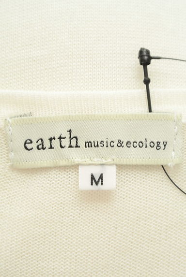 earth music&ecology（アースミュージック＆エコロジー）の古着「ビーズネックニットプルオーバー（ニット）」大画像６へ