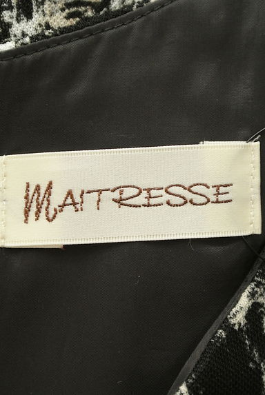 MAITRESSE（メトリーゼ）の古着「総柄フレンチスリーブワンピース（ワンピース・チュニック）」大画像６へ