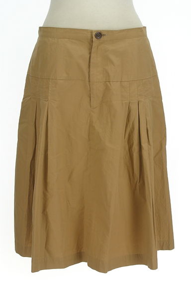 Pas de calais（パドカレ）の古着「膝下丈タックコットンスカート（スカート）」大画像１へ