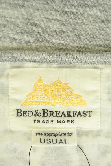 bed&breakfast（ベッドアンドブレックファスト）の古着「ガーゼ×刺繍レース切替カットソー（カットソー・プルオーバー）」大画像６へ